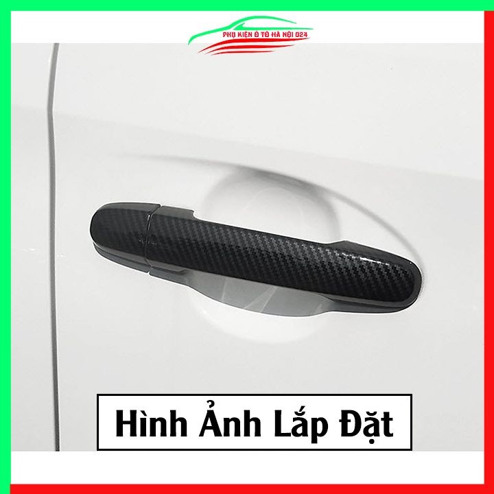 Ốp tay hõm Soluto 2019-2021 vân Carbon chống trầy bảo vệ cửa xe ô tô