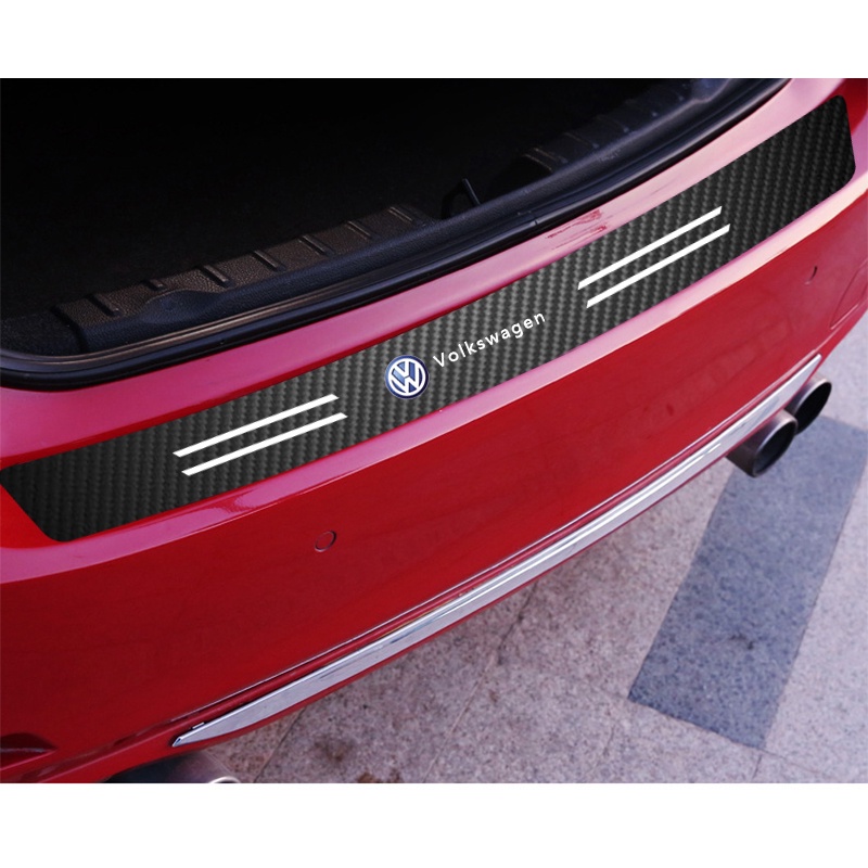 1 Miếng Dán Trang Trí Xe Hơi Volkswagen VW GOLF POLO PASSAT TIGUAN TOUAREG JETTA Bằng Sợi Carbon