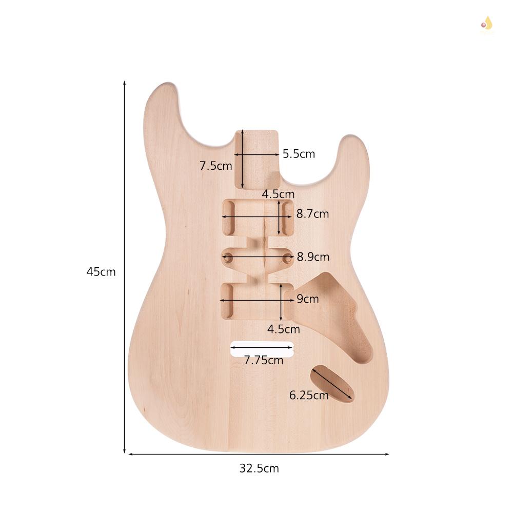 Thân Đàn Guitar Điện Chưa Hoàn Thiện Thay Thế Tiện Dụng ST01-DT