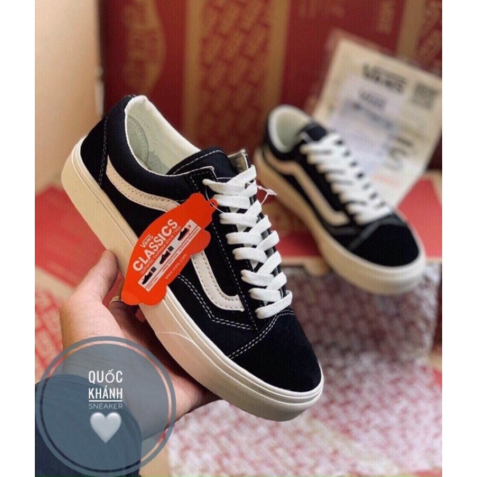 _Thể thao nam nữ sneaker[free ship]giày vans vutl đen học sinh hàng rep11 full box full Bill.