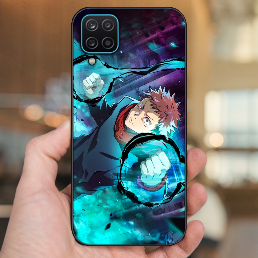 Ốp lưng Samsung A12 5G, M12 viền đen in hình Yuji Jujutsu Kaisen
