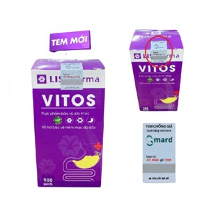 ✅dạ dày vitos plus tem vuông mã cào mới hỗ trợ giảm các triệu chứng của viêm loét dạ dày
