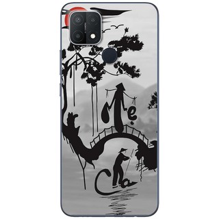 Ốp lưng Oppo A15, A15s in hình Cha mẹ núi sông