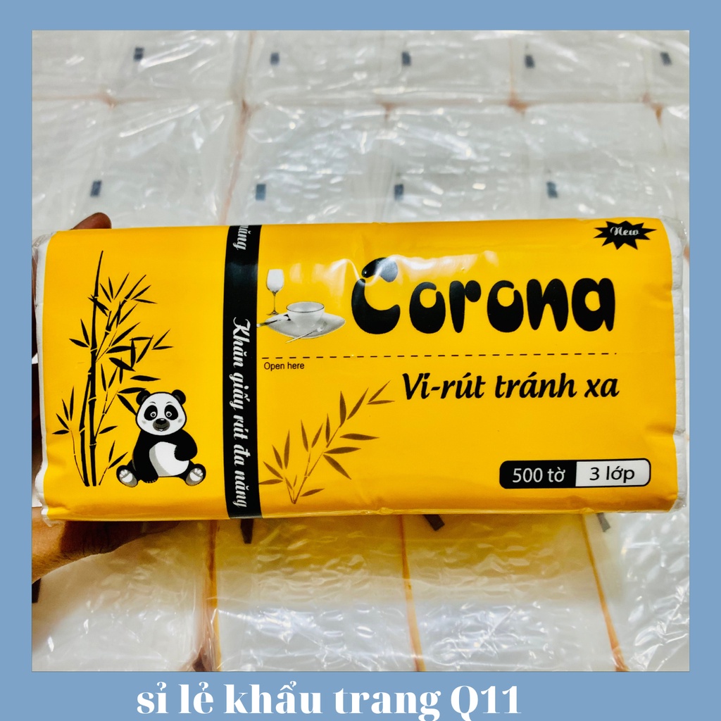 Khăn giấy gấu trúc ,giấy ăn hàng loại 1 siêu dài,dày,thấm nước giá rẻ chất lượng.