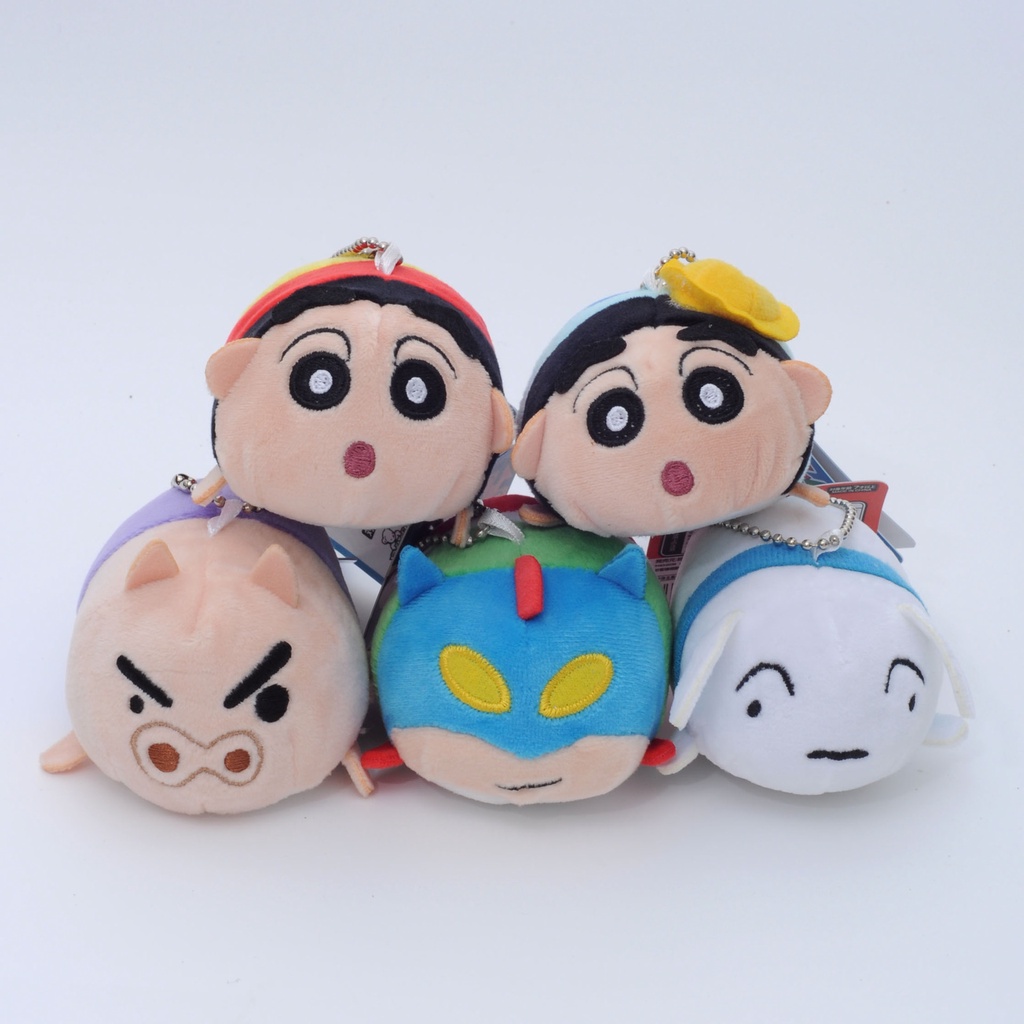 Tsum Nhật Bản Đặt Hàng Nhật Bản Búp Bê Nhồi Bông Treo Chìa Khóa Đi Học Hình Cậu Bé Bút Chì Shin-Chan Có Thể Treo Điện Thoại Di Động Xiaobai Zuoguemon