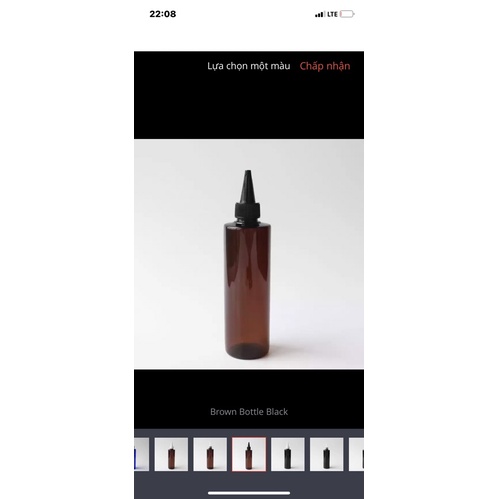 CHAI PET NẮP NHỌN NHỎ GIỌT 100ml / 200ml / 250ml / 300ml - Bình nhựa Chiết mỹ phẩm Trong suốt / nâu xanh/ trắng đựng mực