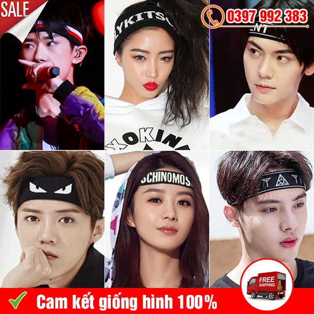 Băng Đô Đội Đầu Thể Thao Thời Trang Thấm Hút Mồ Hôi Cho Nam Nữ