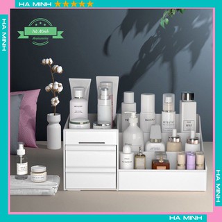 Kệ Đựng Mỹ Phẩm Đa Năng, Đựng Đồ Trang Điểm 3 Tầng Nhiều Ngăn Size Lớn
