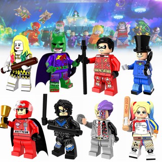 DC Bộ Đồ Chơi Xếp Hình Nhân Vật Batman Robin Harley