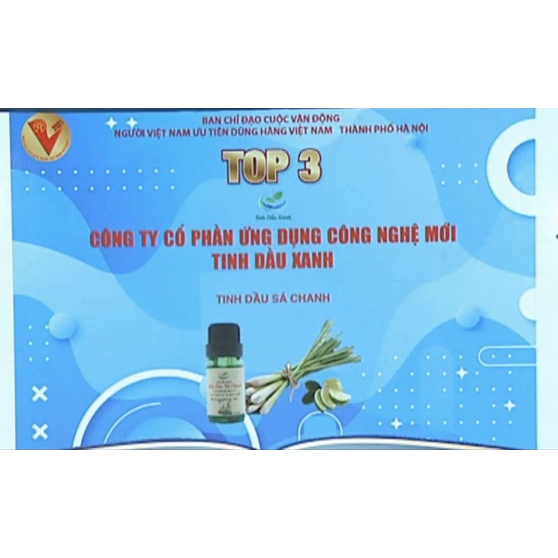 TINH DẦU THIÊN NHIÊN LỌ 10ML CÔNG TY CP UD CNM TINH DẦU XANH
