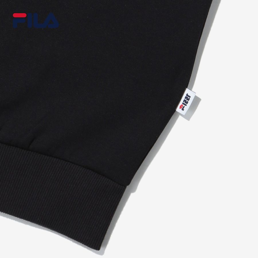 Áo khoác hoodie không nón unisex Fila X Pushbutton 110Y - FS2POD3P01X-BLK