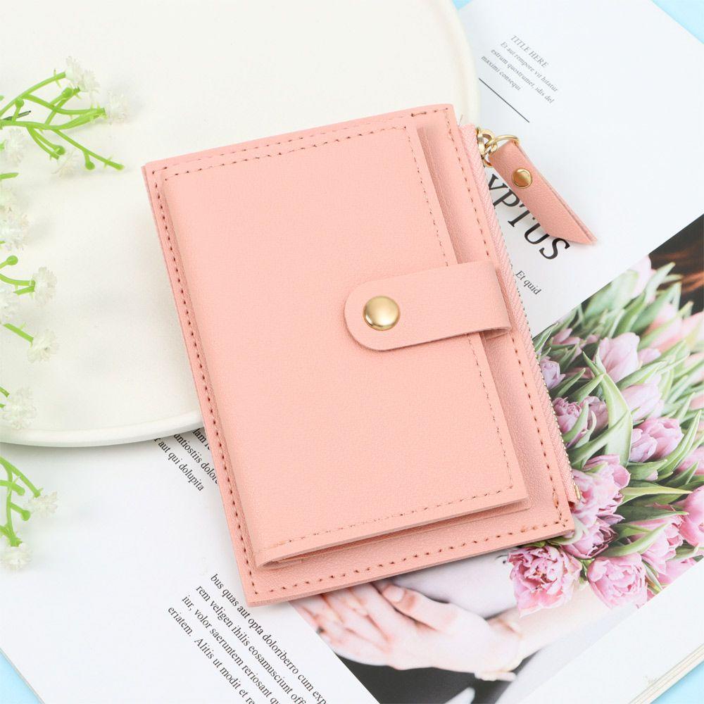Ví Đựng Tiền Xu Mini Màu Trơn Thời Trang