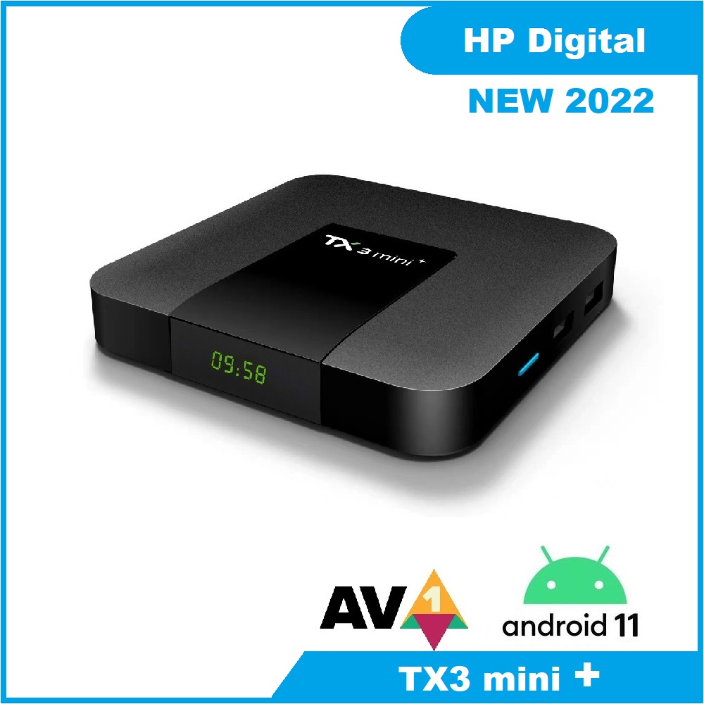 Android TV Box TX3 mini Plus 2022 - Android 11, Amlogic S905W2, Ram 2GB