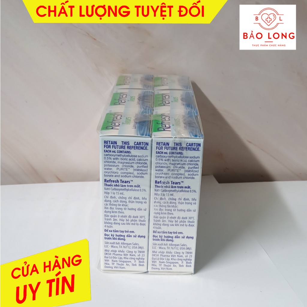 Refresh Tear nước mắt nhân tạo lọ 15 ml