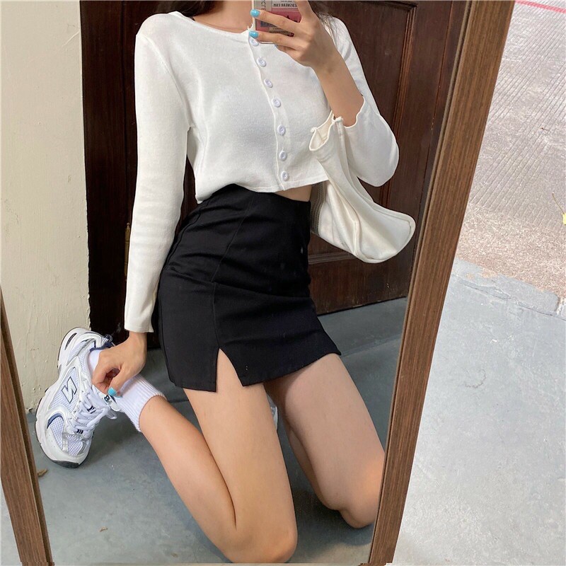 [Mã FAMAYWA giảm 10K đơn 50K] ⚡️CHÂN VÁY XẺ⚡️Chân váy xẻ 2 bên có lót quần | BigBuy360 - bigbuy360.vn