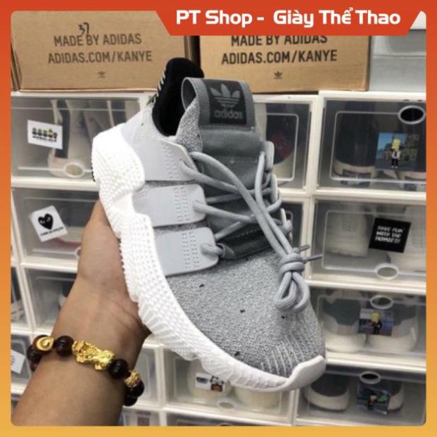 Giày prophere xám đen full bill box, Giầy Sneaker Pro ghi trắng xịn sò