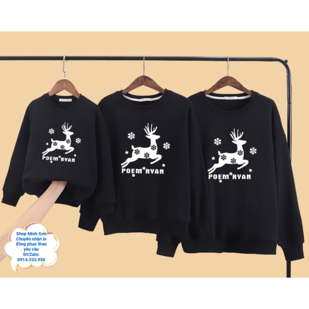 🍁💟🌴HOT VIDEO ÁO NỈ TUẦN LỘC RUDOLPH ĐI CHƠI NOEL, ÁO NỈ ĐÔI SWEATER LOẠI 1 ĐỦ MÀU ĐỦ SIZE | BigBuy360 - bigbuy360.vn