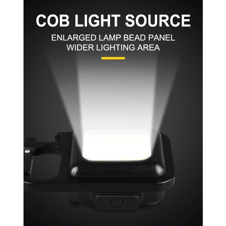 Đèn Cob Mini Sạc USB Đa Năng Khẩn Cấp Di Động Tiện Dụng Cho Sửa Chữa Nhà Cửa/ Dã Ngoại