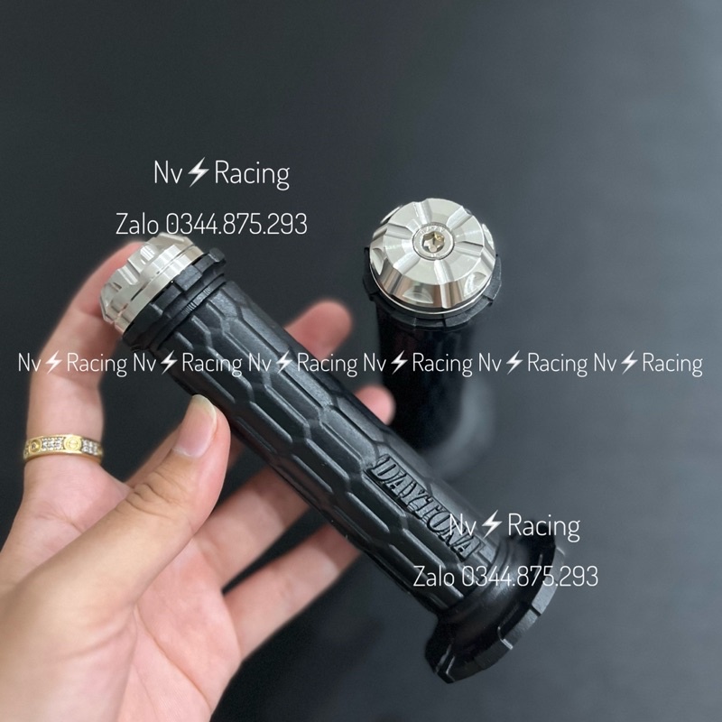 Bao tay Daytona K4 kèm gù phay thái kiểu Salaya inox 304 lắp được nhiều dòng xe