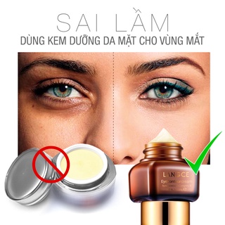 KEM DƯỠNG DA VÙNG MẮT NGĂN NGỪA MỤN THỊT - CHỐNG THÂM - NHĂN - BỌNG MẮT 20ML LANGCE
