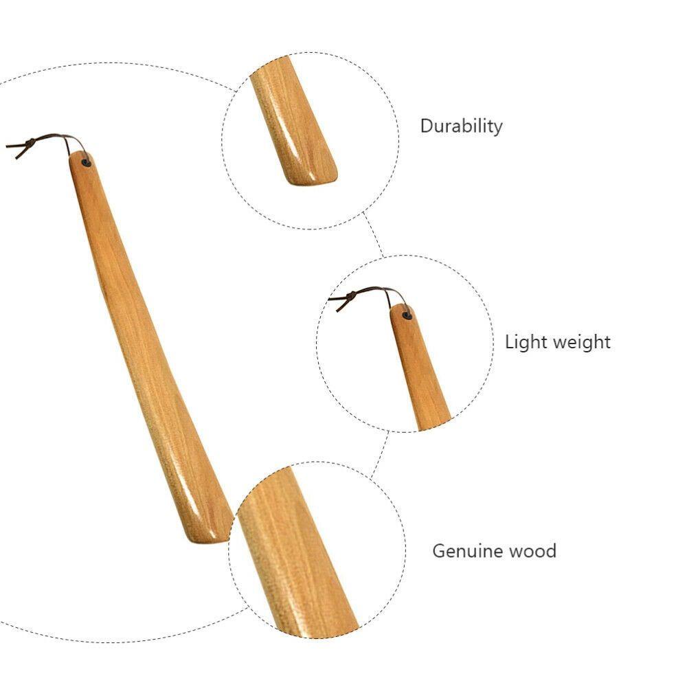 Dụng Cụ Mang Giày Bằng Gỗ Thoải Mái