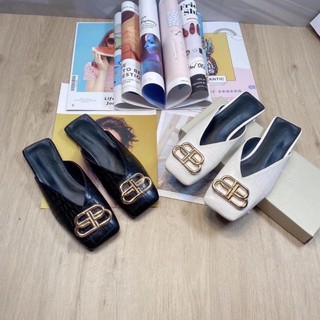 Free Ship Dép sục nữ khóa B da mềm êm chân