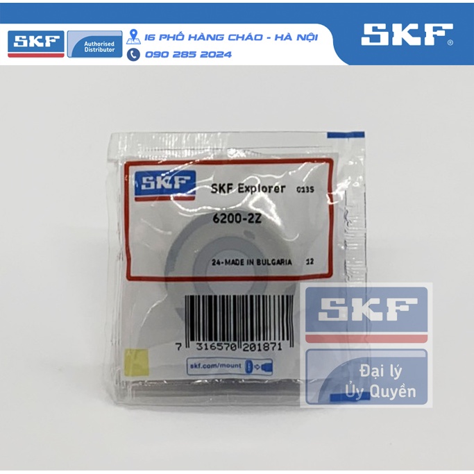 VÒNG BI SKF 6200-2Z/C3 chính hãng
