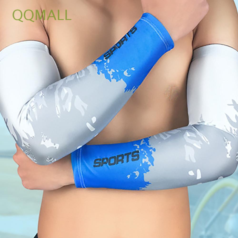 Ống tay áo chống nắng bằng vải lụa băng chống tia UV thời trang cho cả nam và nữ hoạt động ngoài trời nhiều màu sắc