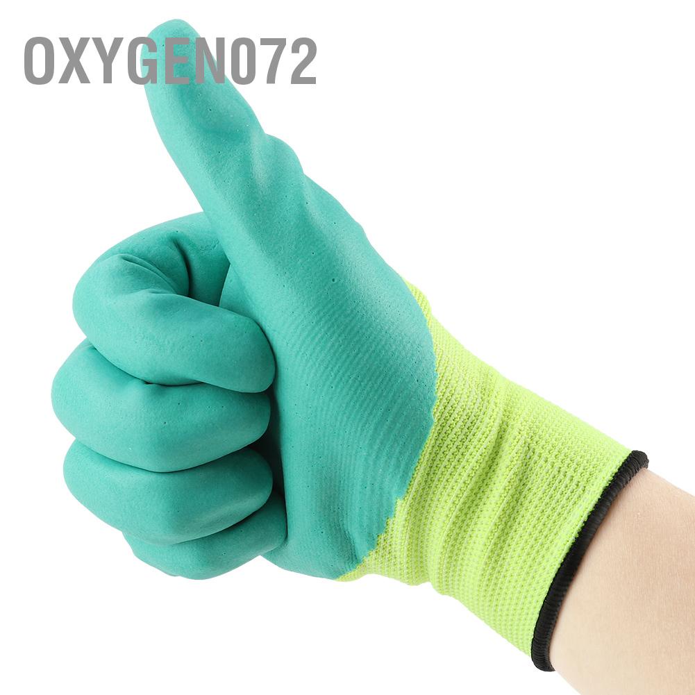 1 Đôi Găng Tay Lao Động Chống Trượt Chống Nước Oxy072
