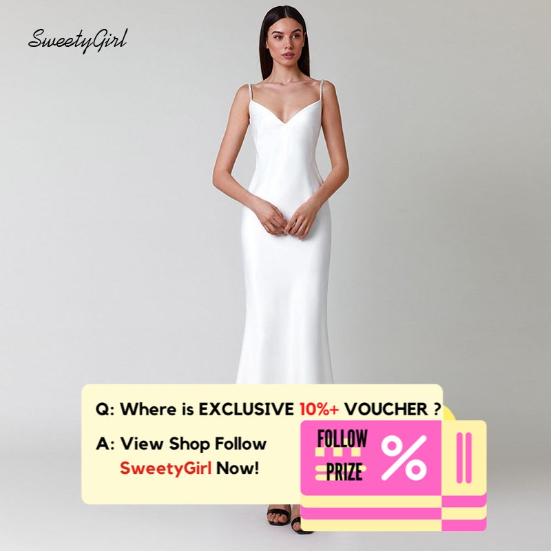 Đầm Maxi Không Tay Cổ Chữ V Cắt Sâu Màu Trơn Thời Trang 2022 Quyến Rũ Cho Nữ