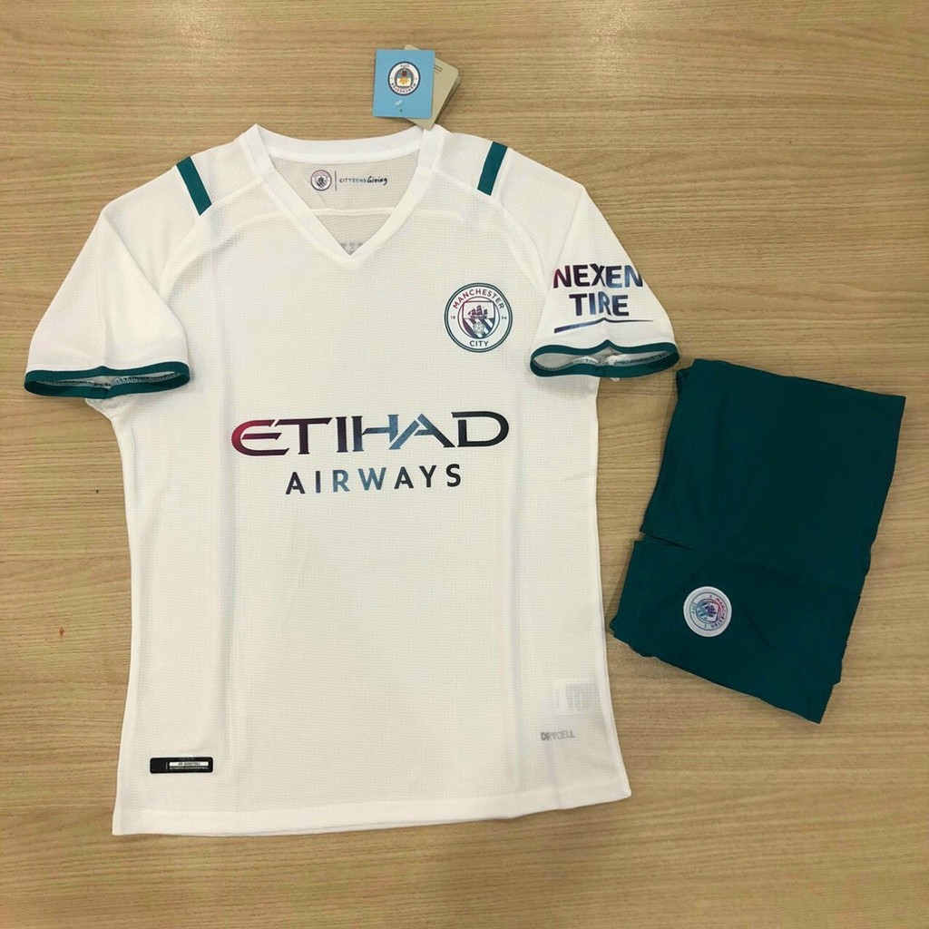 Áo Bóng Câu Lạc Bộ Manchester City Sân Khách 2021-2022 mè thái cao cấp