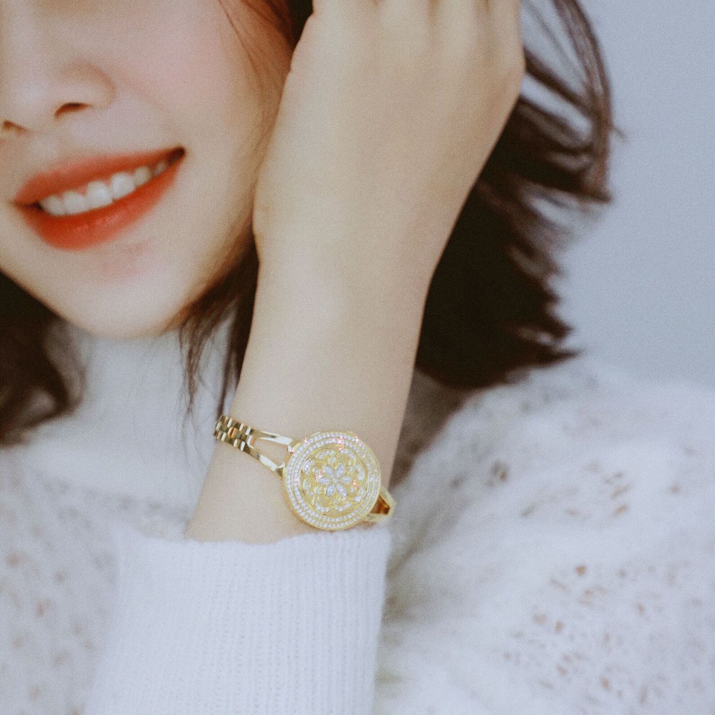 Đồng hồ nữ chính hãng, đồng hồ đeo tay nấp gập BEE SISTER kiểu dáng thời trang, độc đáo, sang chảnh