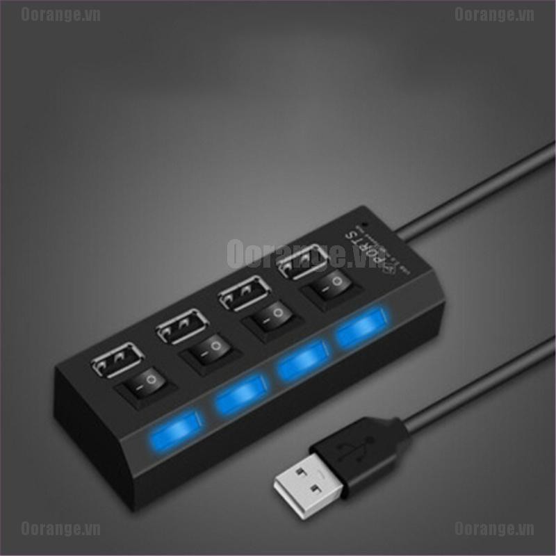 Bộ kết nối 4 cổng USB 2.0 với công tắc riêng biệt chất lượng