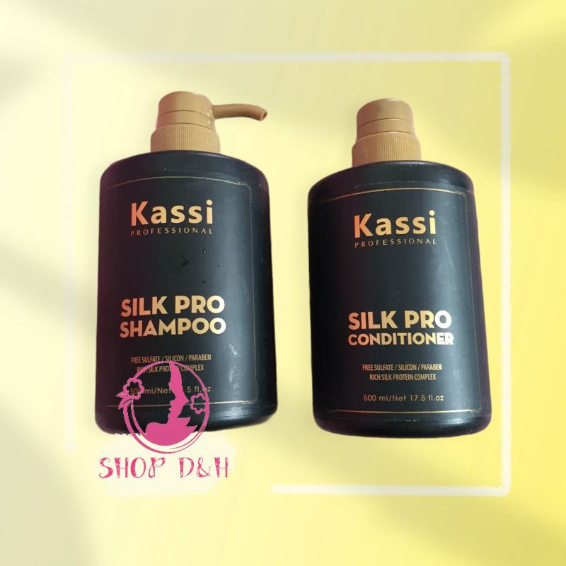 Bộ Dầu Gội và Dầu Xả Silk Pro Kassi - 500ml