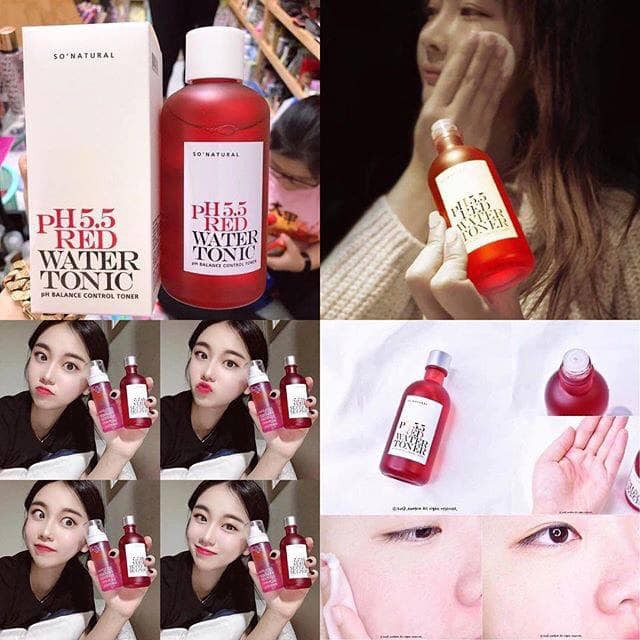 Nước Hoa Hồng Red Peel So' Natural pH5.5 Red Water Tonic