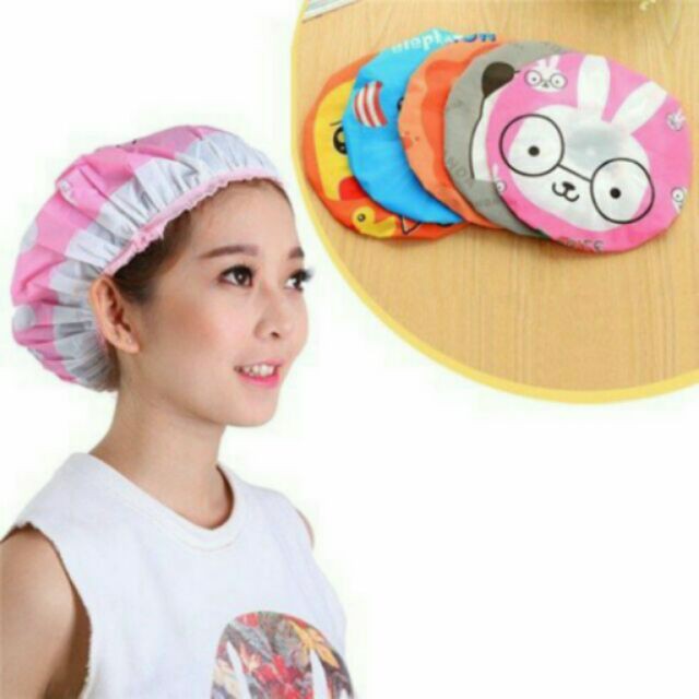 Nón Tắm Trùm Đầu Hình Thú