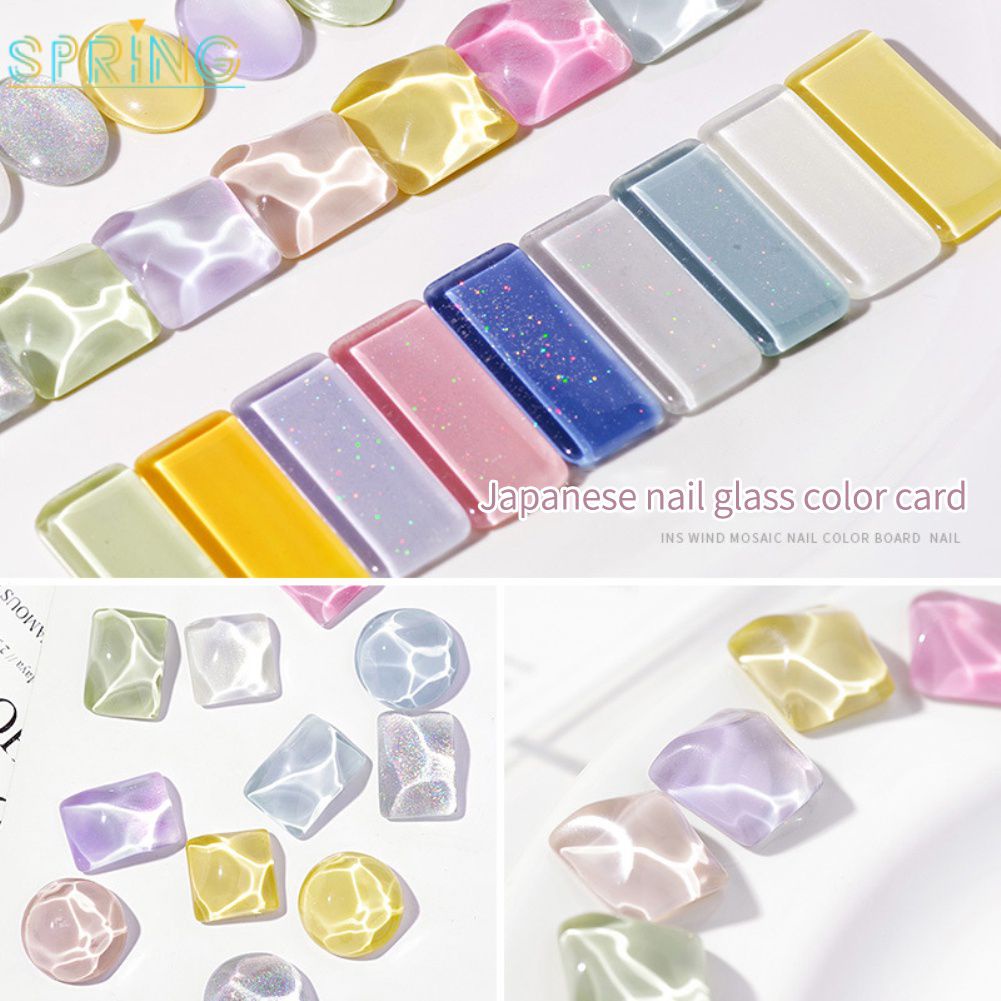 Set 40 Thẻ Màu Trong Suốt Trưng Bày Lọ Sơn Móng Tay