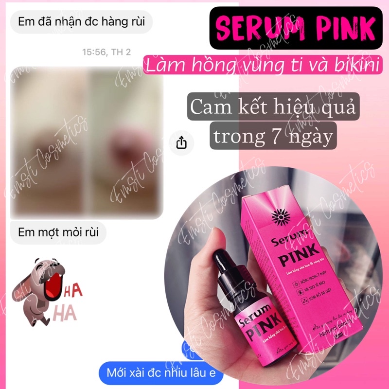 SERUM PINK - Dưỡng hồng nhũ hoa và bikini