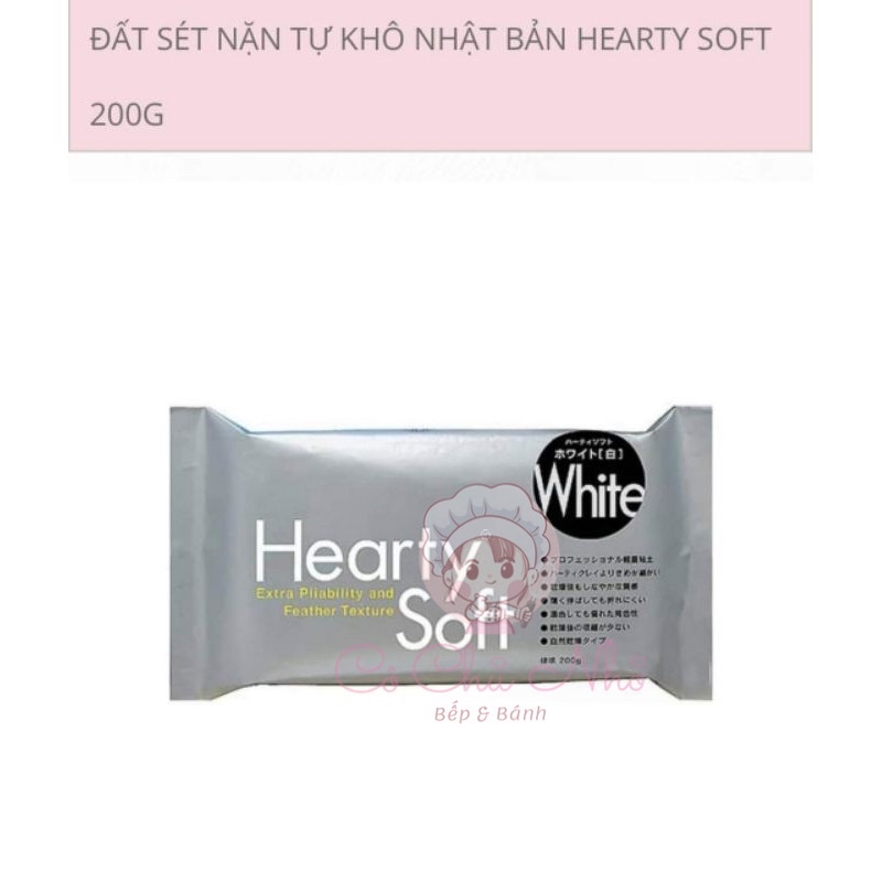 Đất sét Nhật tự khô Hearty Soft 200 gram