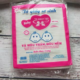 Tã giấy lót phân xu cho trẻ sơ sinh ( như ảnh )