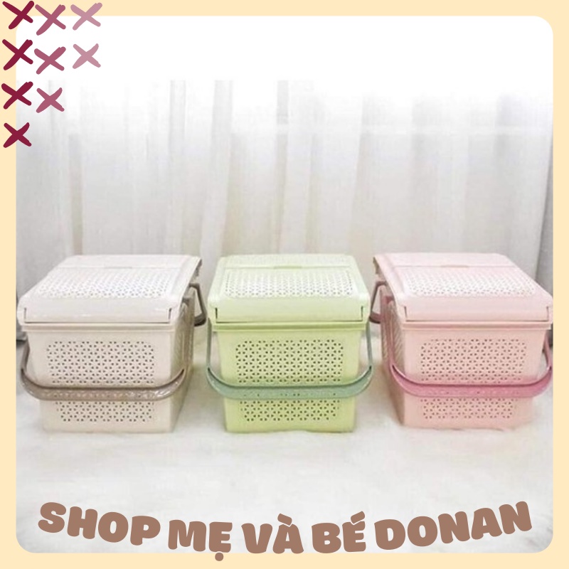 Làn Đi Sinh Cho Mẹ Việt Nhật Shop Mẹ Và Bé Donan Giỏ Mây Nhựa Đựng Đồ Đi