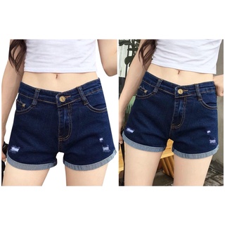 Quần Shorts Jeans nữ co giãn Cao Cấp, Quần Đùi Nữ Jean
