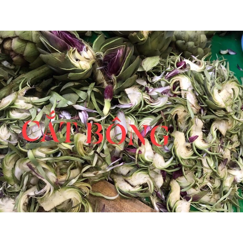 HOA ATISO KHÔ- KHÔNG ĐỘN CỌNG ĐỘN CUỐNG CHỈ HOA NGUYÊN CHẤT KL 500gr