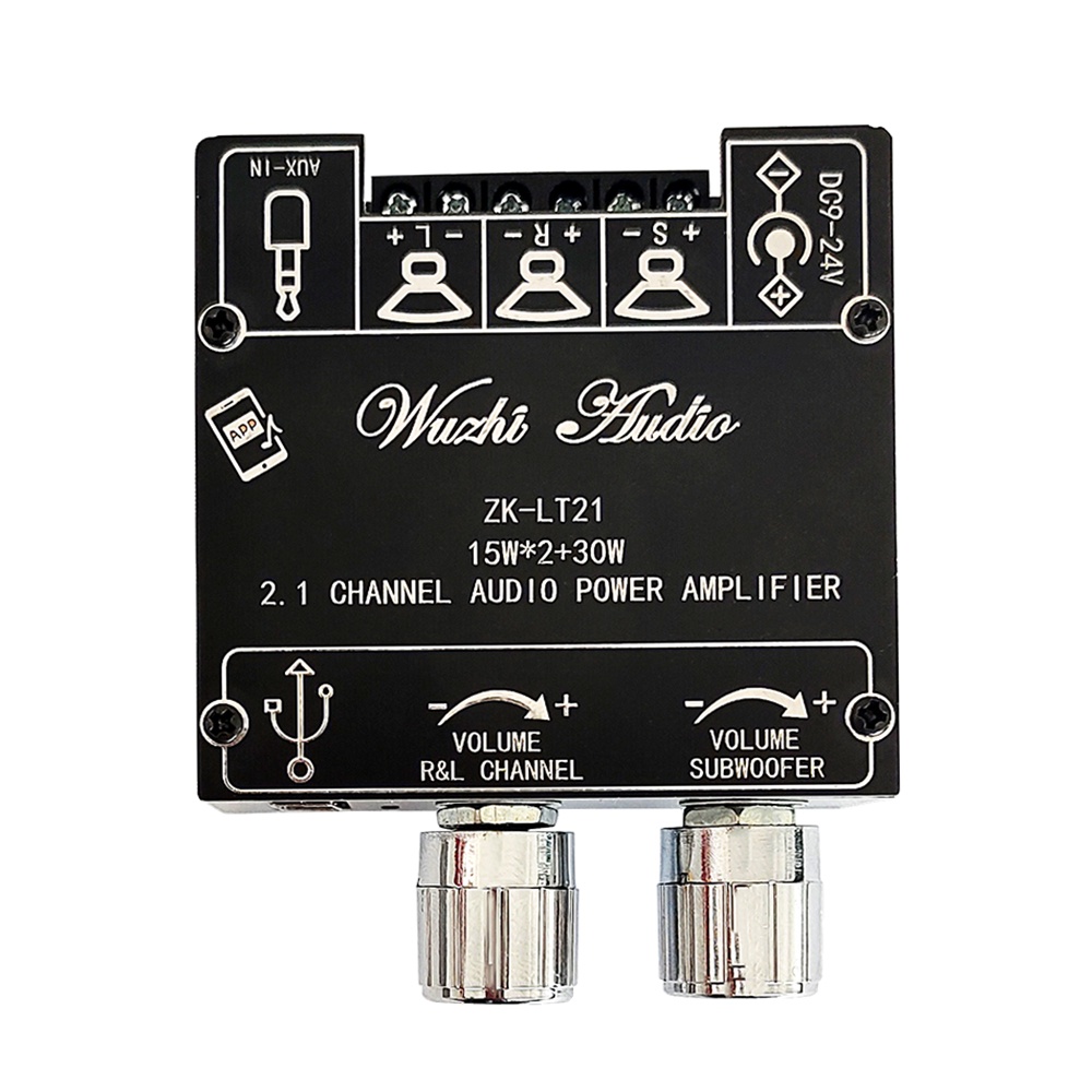 Mô đun khuếch đại âm thanh kỹ thuật số DIYMORE ZK-LT21 2.1 kênh 15WX2+30W