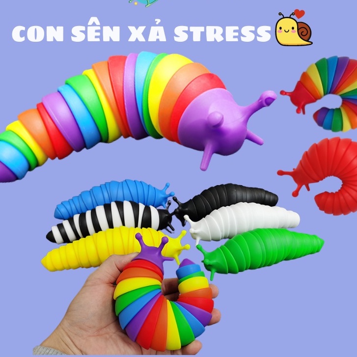 Đồ chơi giải trí trẻ em, người lớn- hot tiktok, giải stress, con sâu vui nhộn nhiều màu ngộ nghĩnh