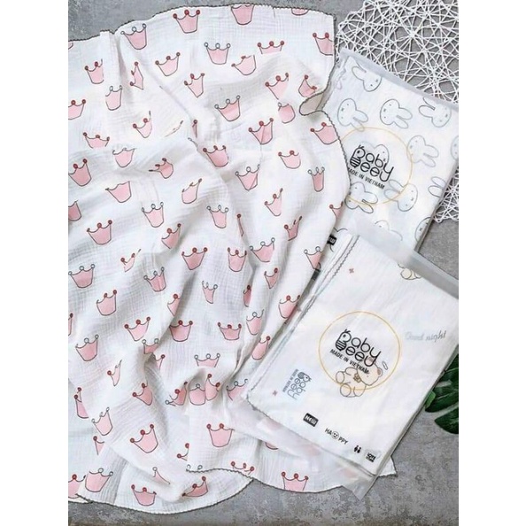 Khăn Xô Organic - Khăn Xô BABY BEE Cao Cấp Cho Bé Yêu