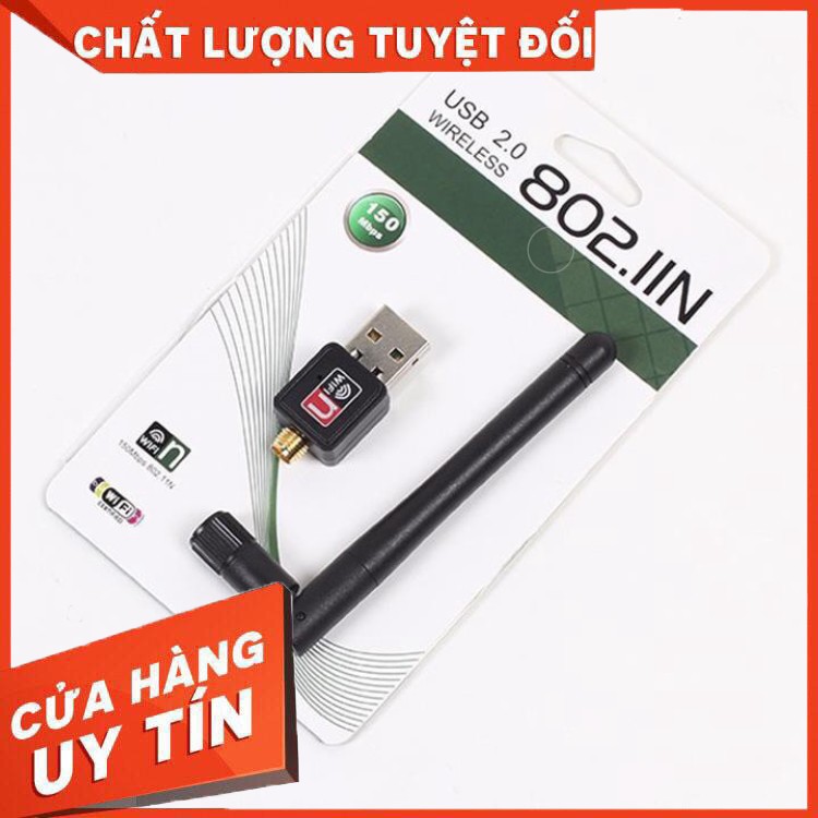 USB Thu Bắt Sóng Wifi 802.11 150Mbps Có Ăngten