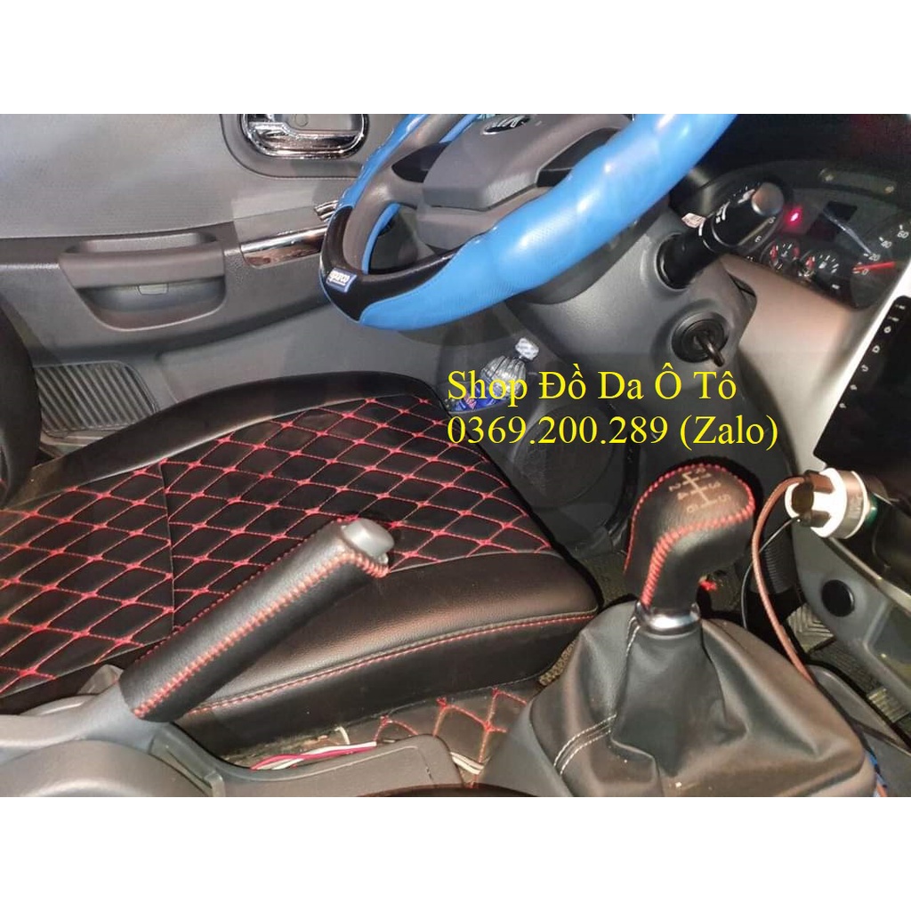 Bọc da cần số xe tải KIA K200, k250 ... da bò , nhiều mầu sắc, giá gốc tại xưởng