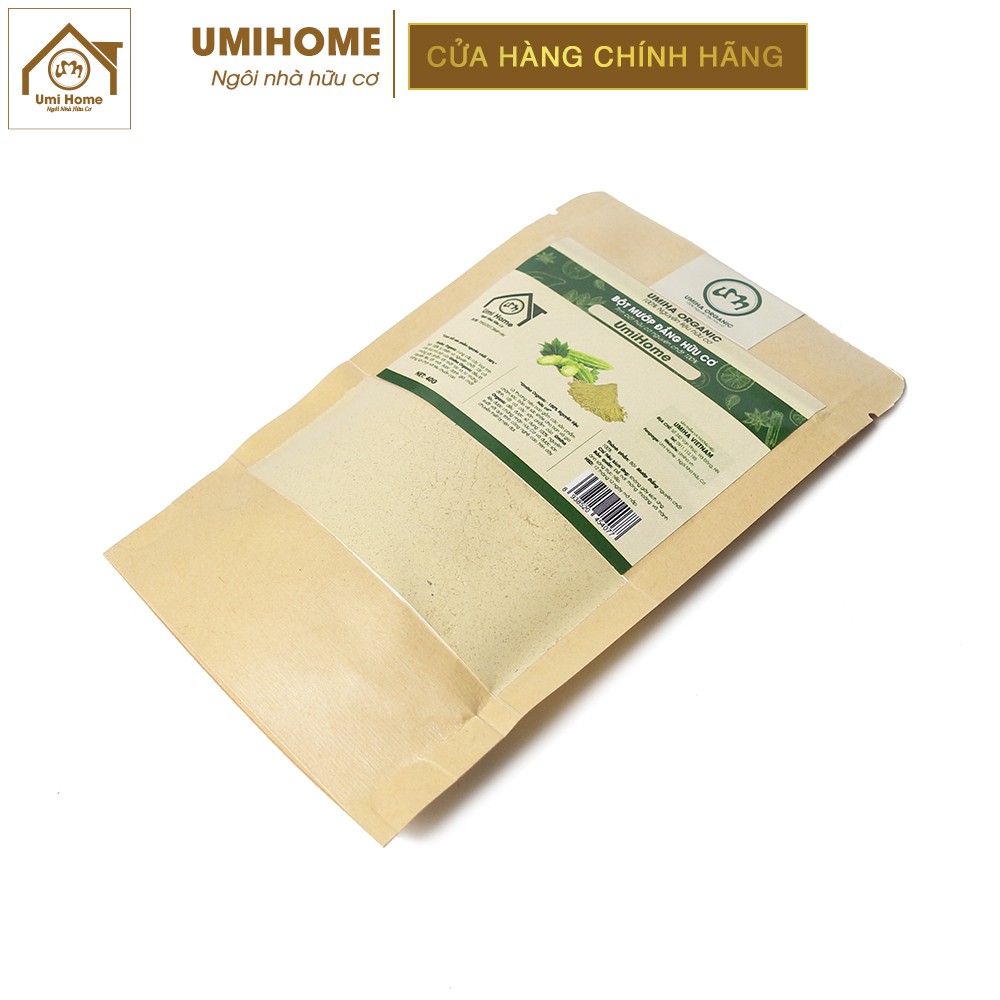 Bột Muớp Đắng hữu cơ UMIHOME nguyên chất 135G | Đắp mặt nạ ngừa mụn, dưỡng da trắng da, chống lão hóa hiệu quả