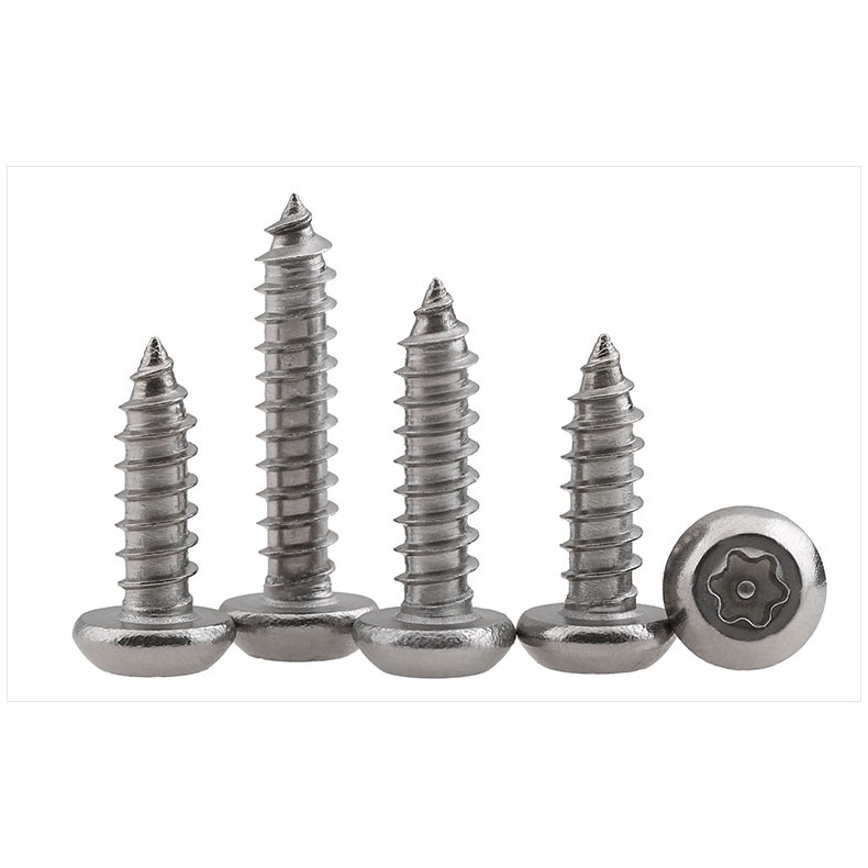 Vít Đầu Tròn Bằng Thép Không Gỉ 304 Chống Trộm M2.9 M3.9 M